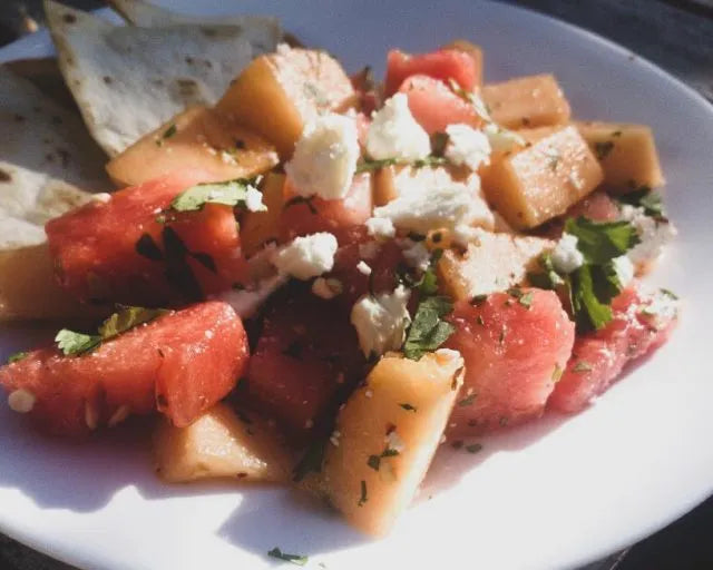 Basil-Chile Melon Salad – Häxan Ferments