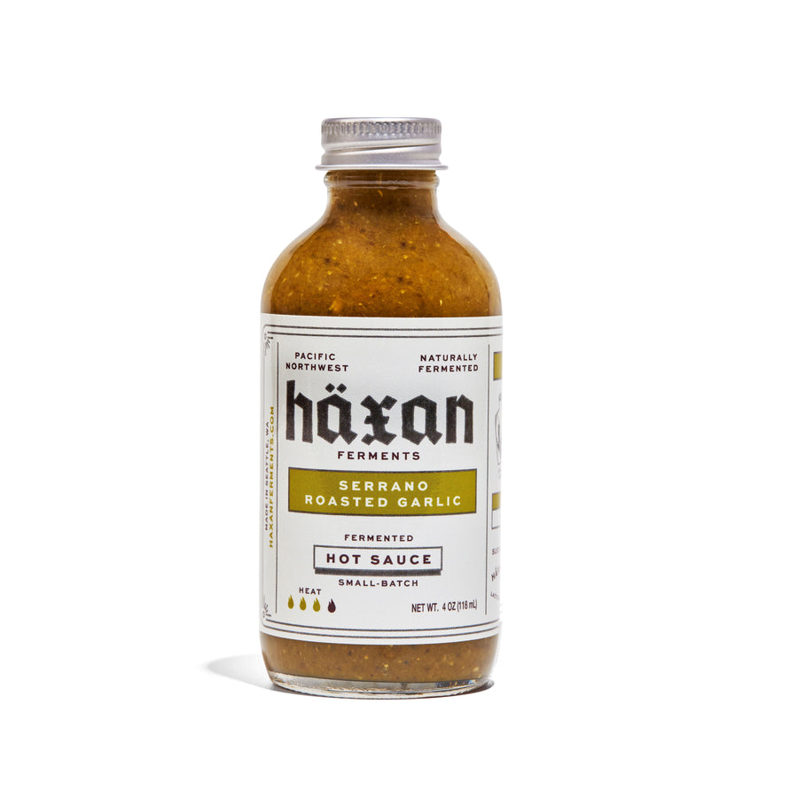 Serrano Roasted Garlic Hot Sauce