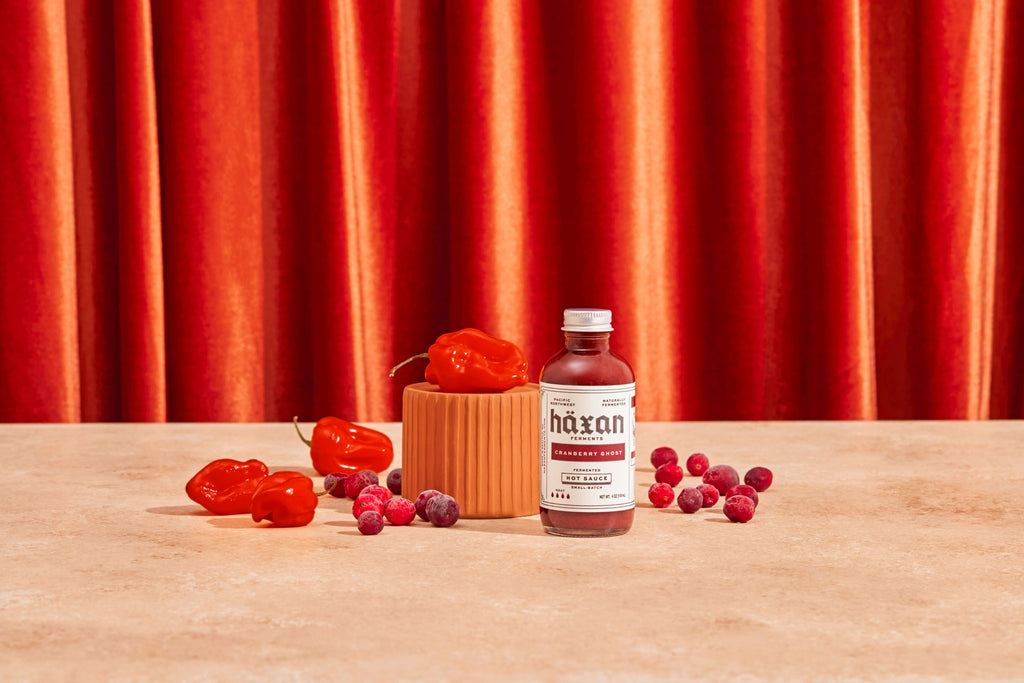 イマン スカーレットローズ　ソースパン15 希少品 Cranberry Ghost Hot Sauce – Häxan Ferments
